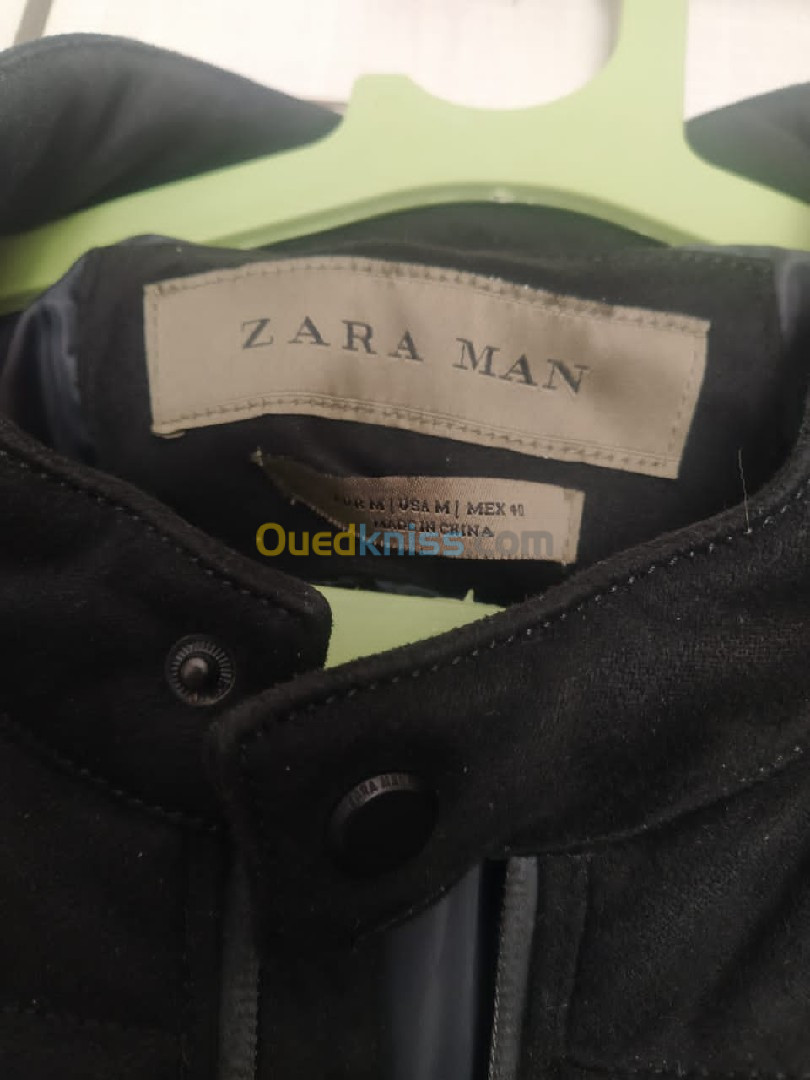 Veste en daim zara originale 