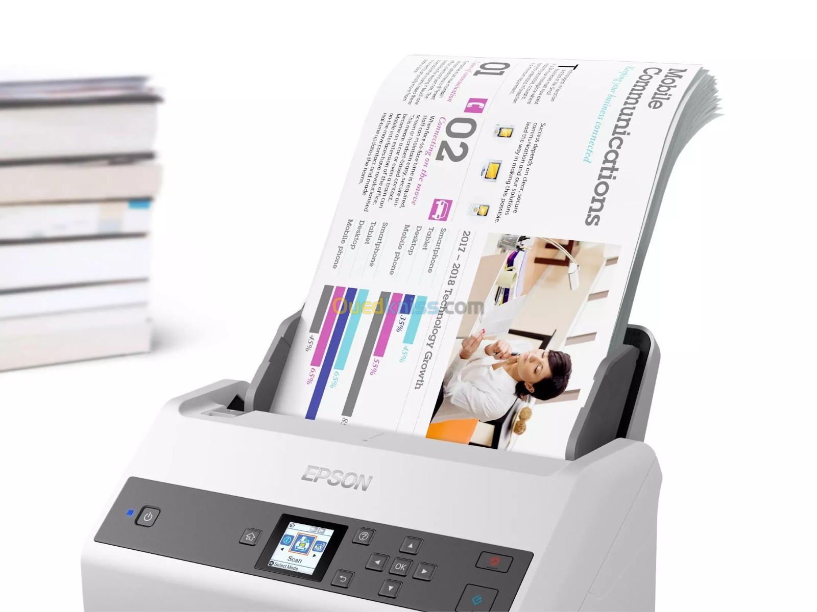 SCANNER Epson A4 WorkForce DS-970 Chargeur 100P 85 ppm RECTO VERSO