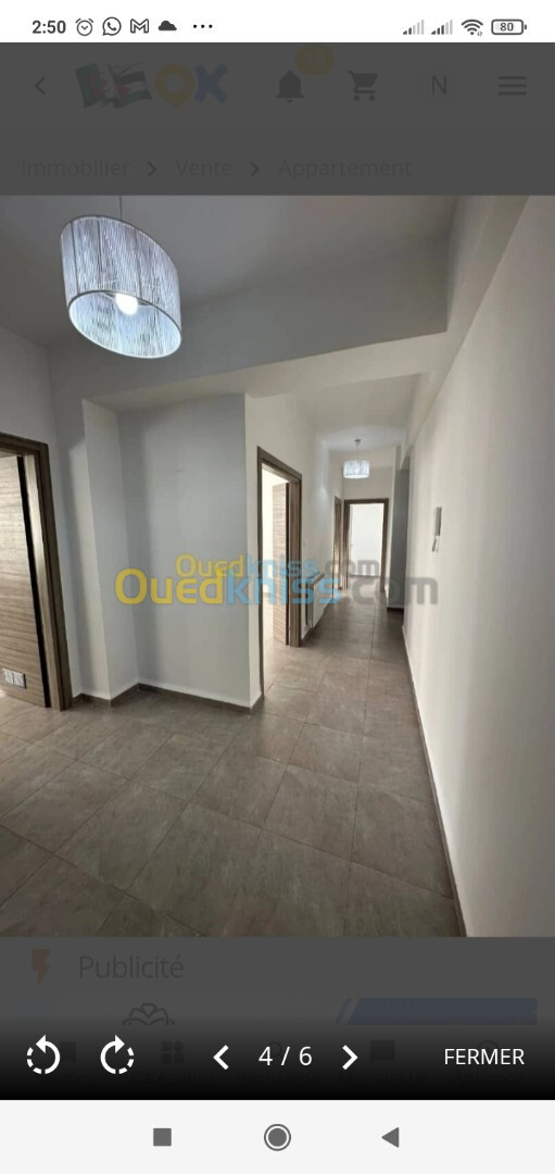 Vente Appartement F4 Alger Birkhadem