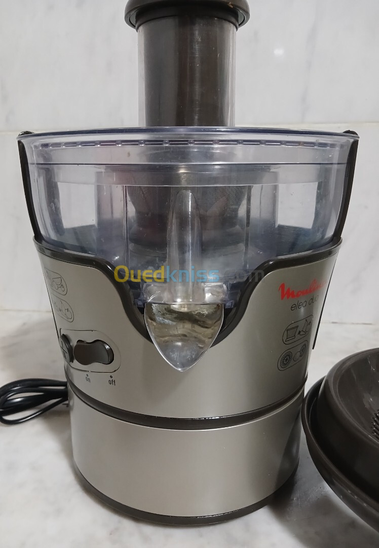 Moulinex Centrifugeuse Elea Duo Ju385H10 Argent