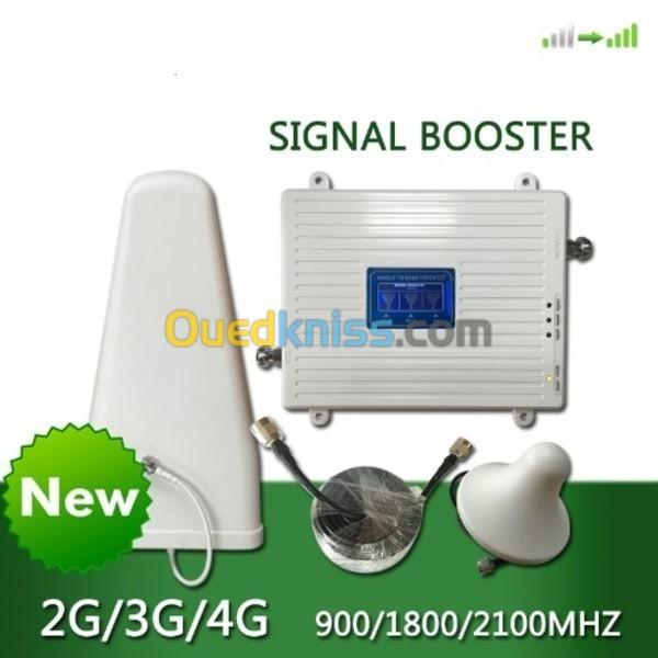 Kit Amplificateur Signal GSM / Répéteur 2G/3G/4G 4000m² Algérie