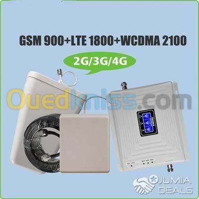 Amplificateur GSM Répéteur 500m2 Booster 2G 3G 4G مقوي اشارة الهاتف النقال للمكالمات و الأنترنت