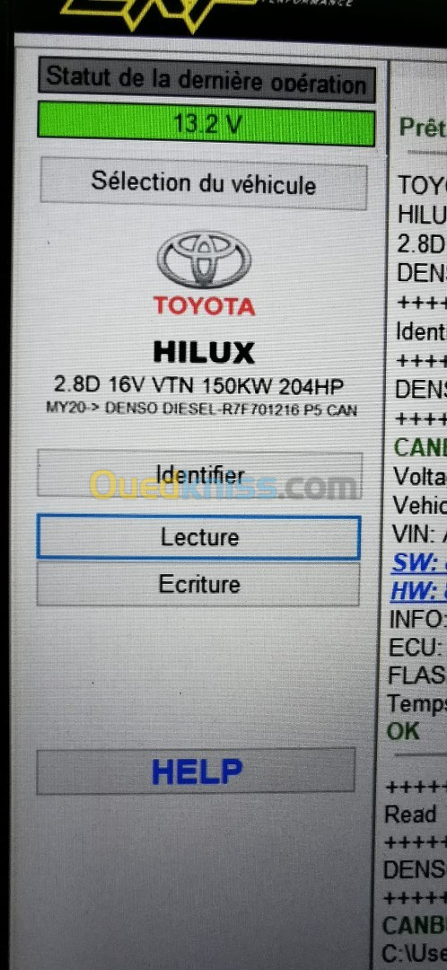 Désactivation ADBLUE TOYOTA Hilux 2020 2021 2022