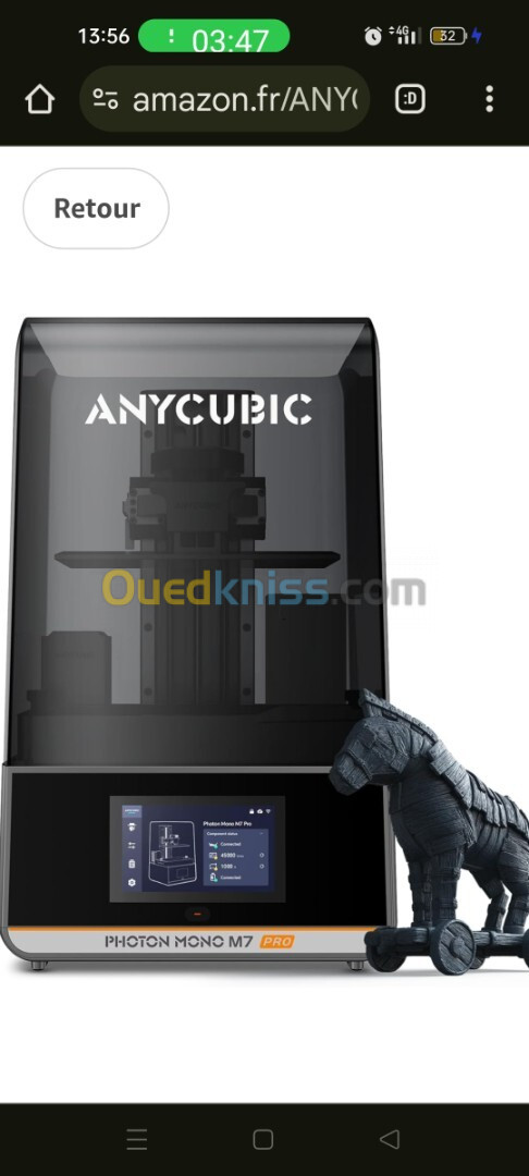 Imprimante 3D anycubic M7 pro 