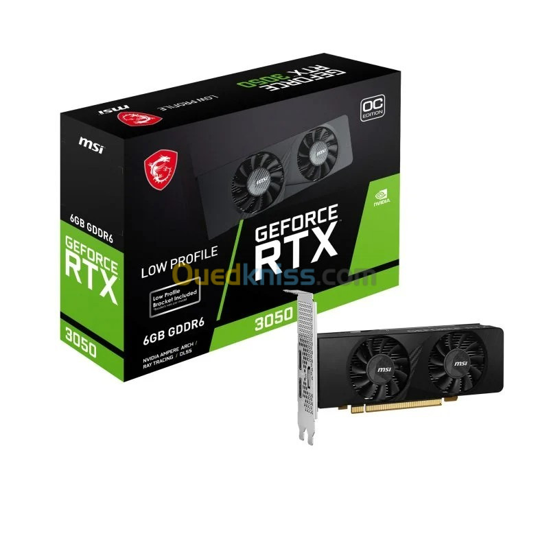 VGA MSI RTX 3050 VENTUS 2X LP 6GB OC