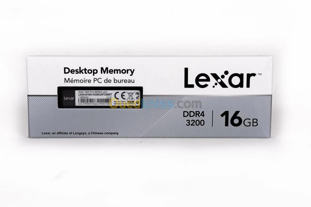 RAM LEXAR 16GB DDR4 3200HZ DESKTOP