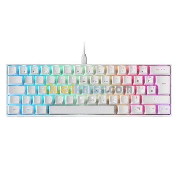 CLAVIER MECHANIQUE MARS GAMING MKMINI WHITE