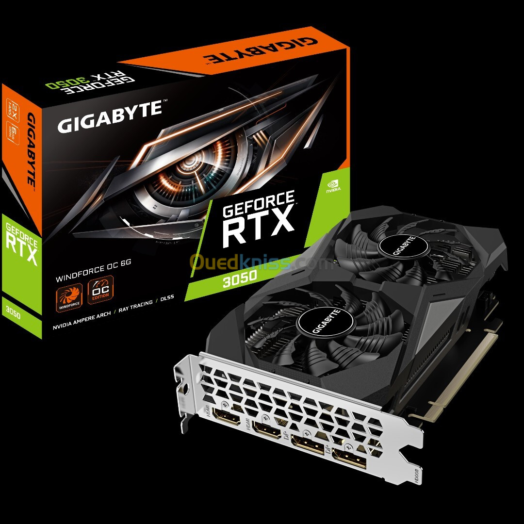 VGA GIGABYTE RTX 3050 WINDFORCE 6GB OC