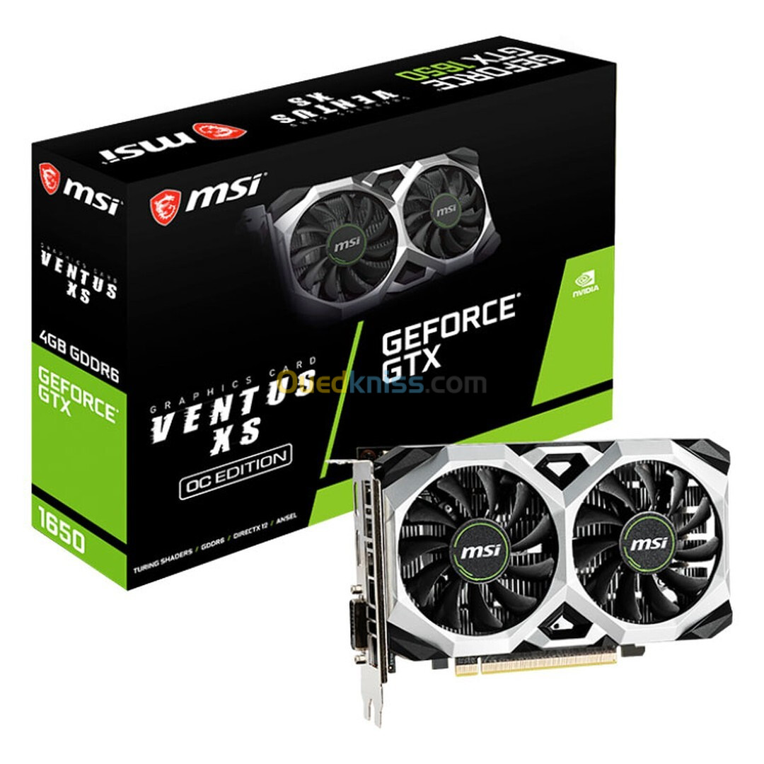 VGA MSI GTX 1650 VENTUS XS OC 4GB