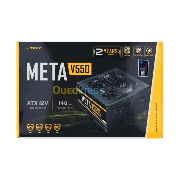 ALIMENTATION ANTEC 550W META