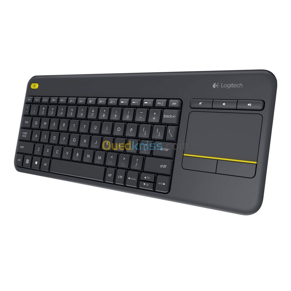 CLAVIER LOGITECH K400 SANS FIL + PAVE TACTILE ( TOUCH TV AVEC CONTROLE MEDIA )