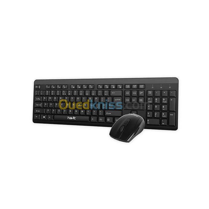 COMBO CLAVIER SOURIS SANS FIL HAVIT 262