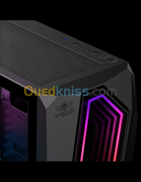 BOITIER SOG INFINITY ARTIC BLACK RGB