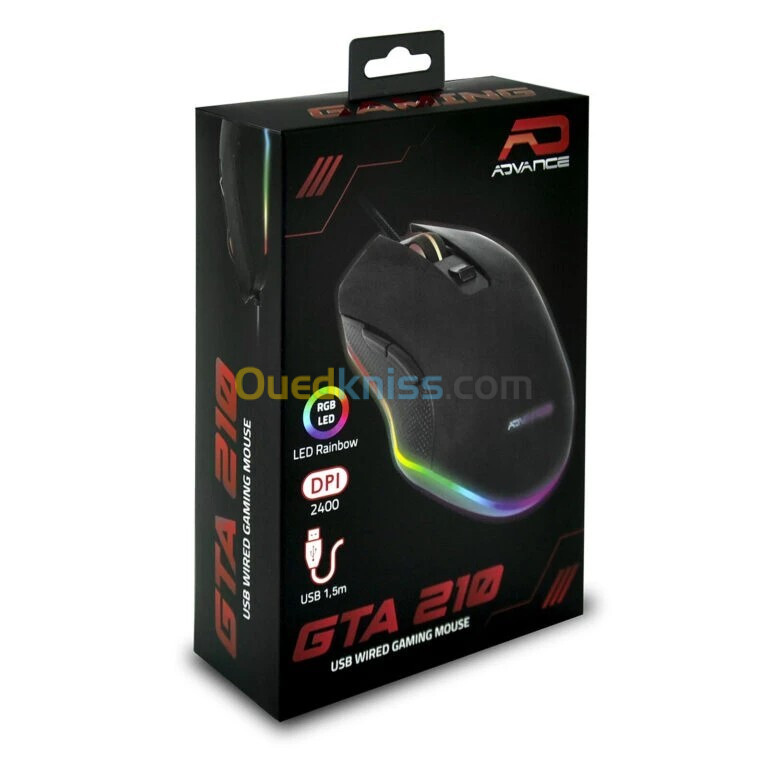 SOURIS ADVANCED GTA 210 RGB