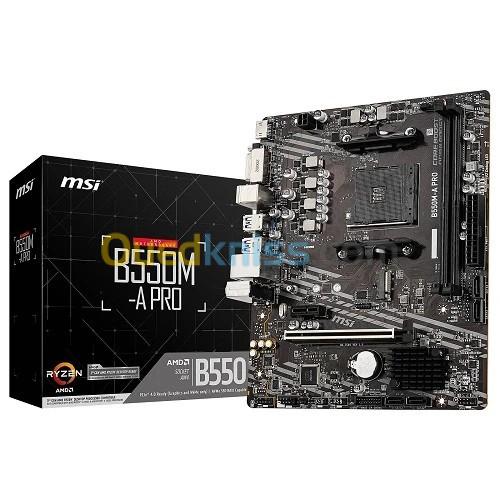 CARTE MERE MSI B550 A-PRO