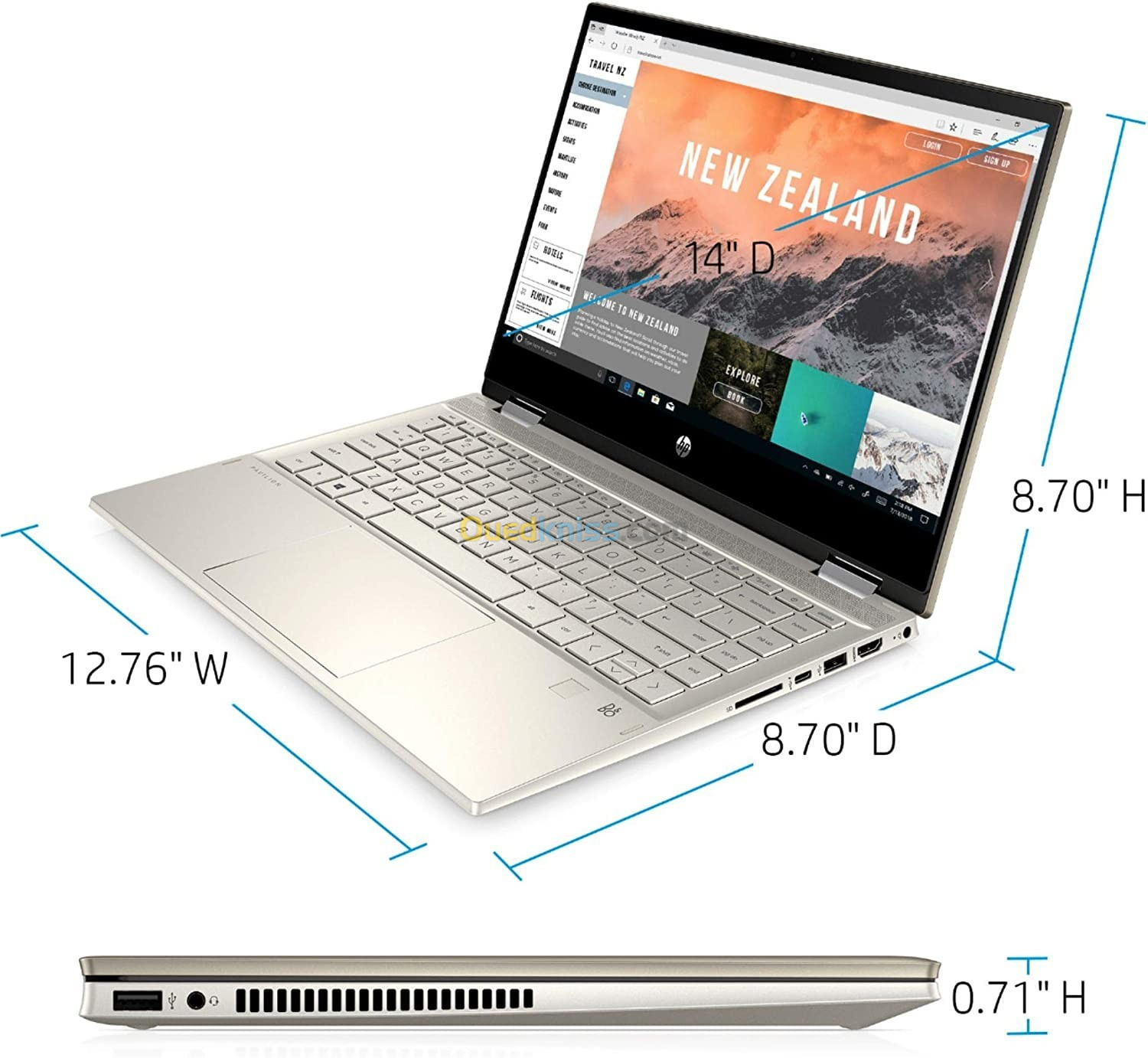 LAPTOP HP PAVILION 14 X360 | I7 1165G7 16GB 512SSD 14'' FHD TACTILE X360