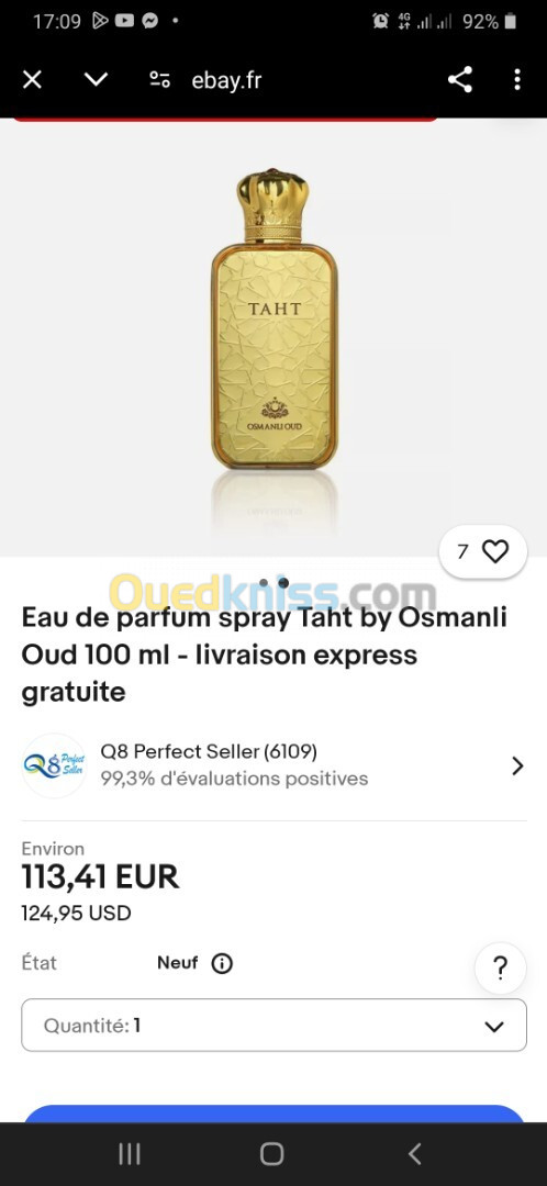 Eau de parfum 