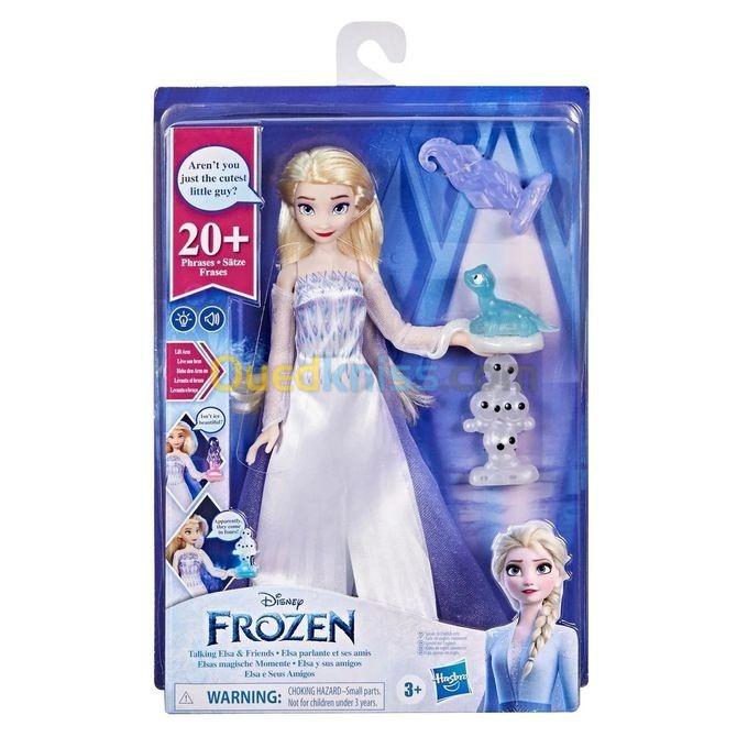 Hasbro Poupée Parlante- Frozen - La Reine des Neiges 2 - Elsa et Ses Amis