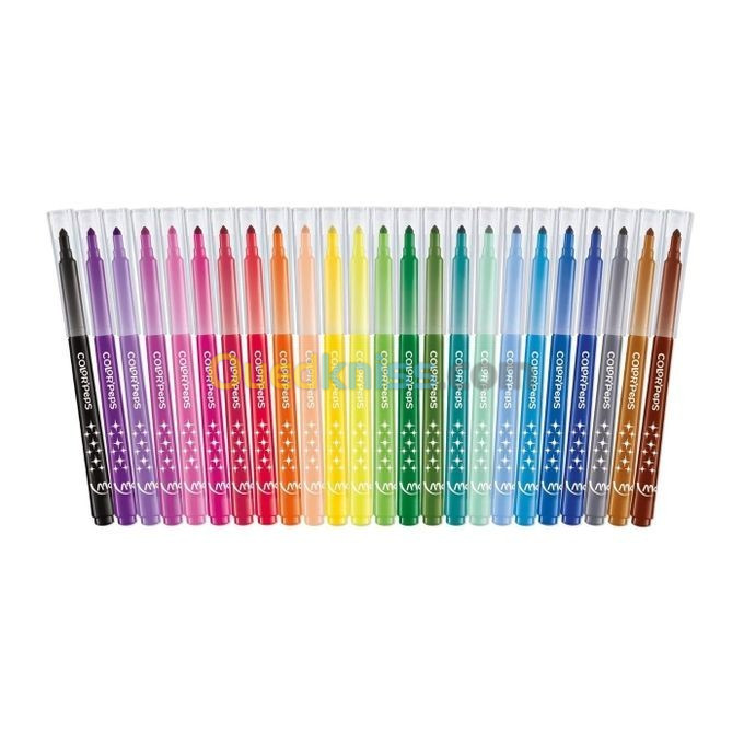 Maped Multi - Pack de 18 Feutres et 18 Crayons de Couleurs - Color'Peps