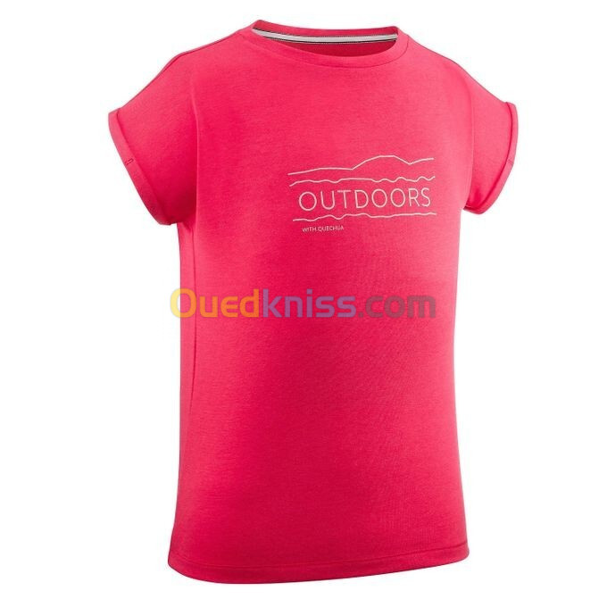 Decathlon T-Shirt Fille de Randonnée - MH100 Rose