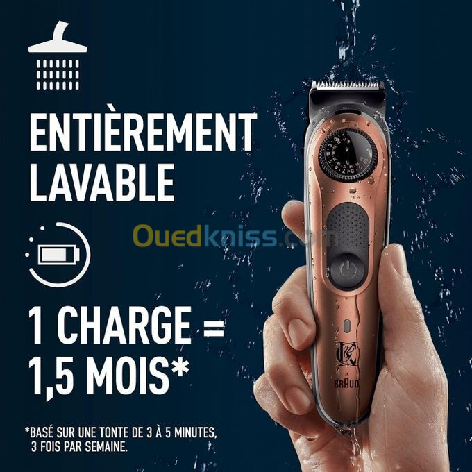 Gillette Tondeuse A Barbe Électrique - King C. Gillette PRO - 40 Réglages De Longueur