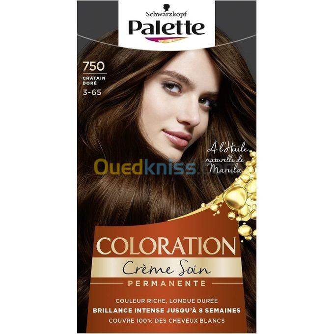 Schwarzkopf Coloration Permanente Cheveux - Crème Soin - Châtain Doré 750