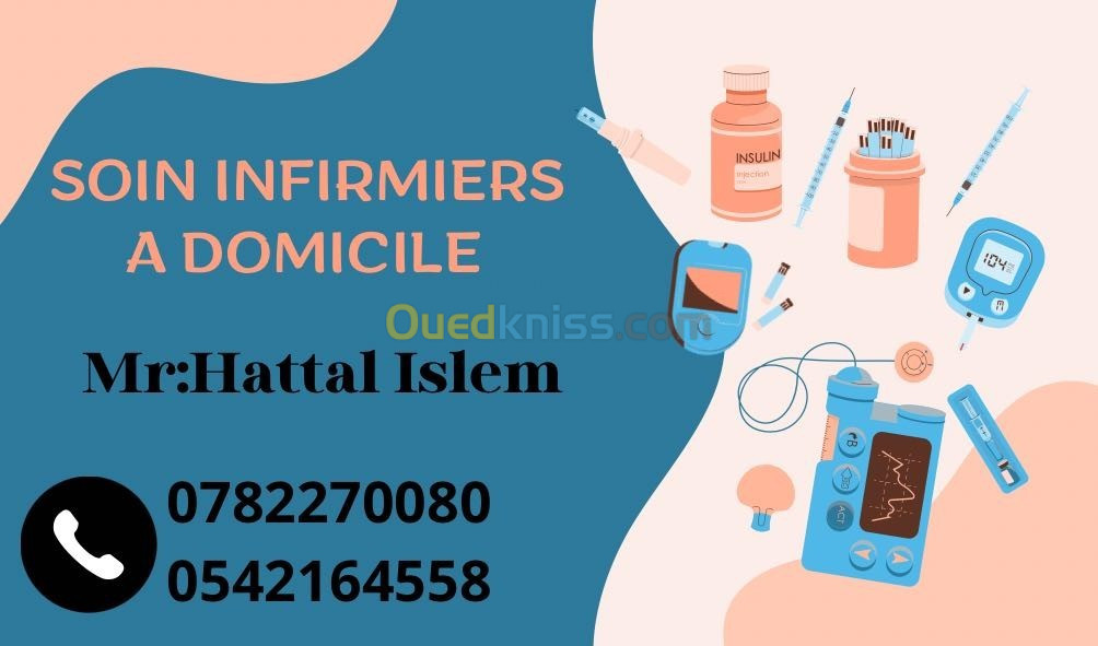 Infirmiers et infirmières à domicile 