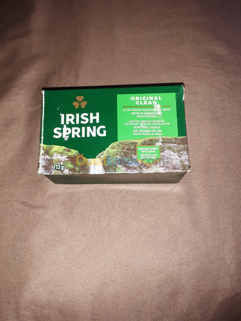 Savon IRISH SPRING original du Canada 5 pièces en stock