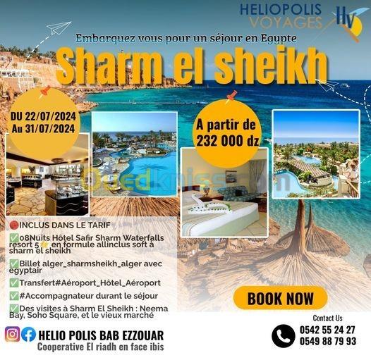 Un Séjour de 09 Jours et 08 Nuits à Sharm ElCheikh