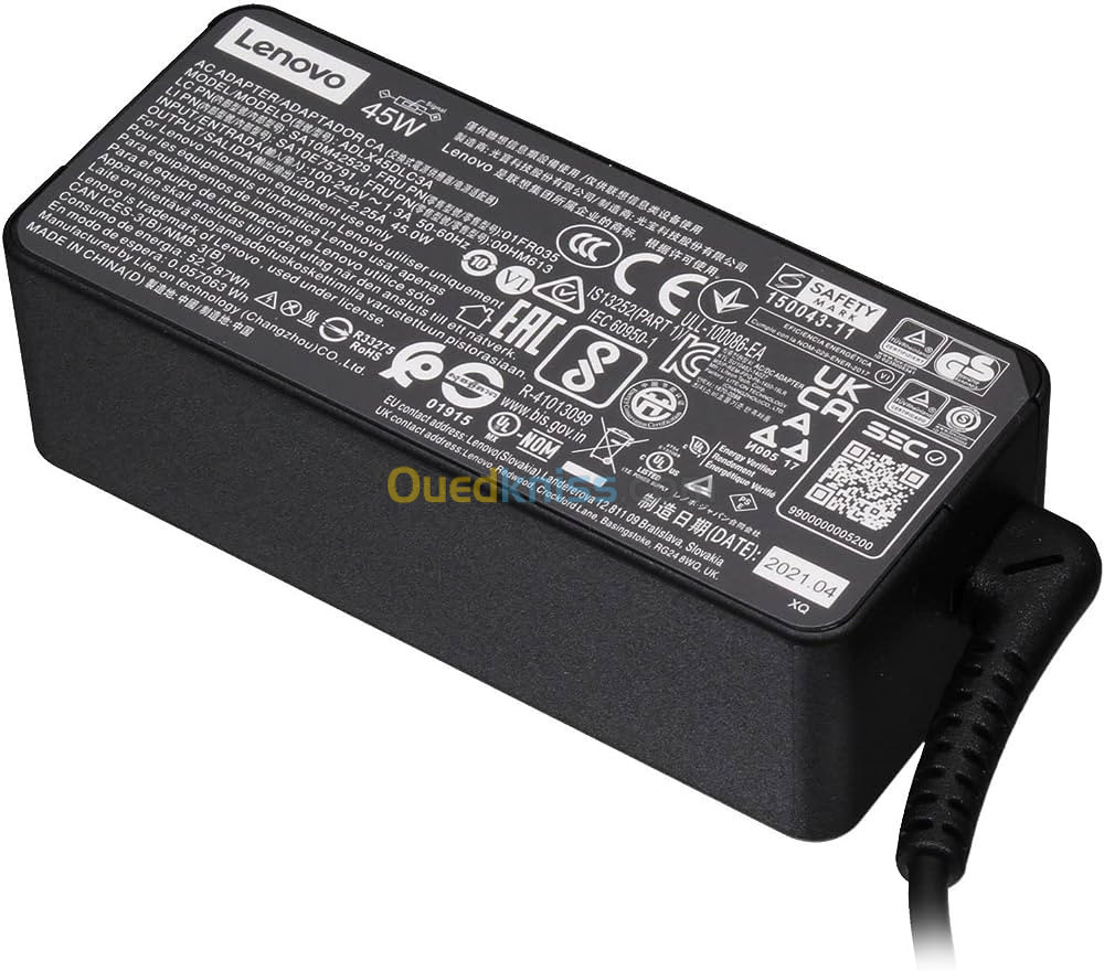 Adaptateur d'Origine Laptop Lenovo 45W