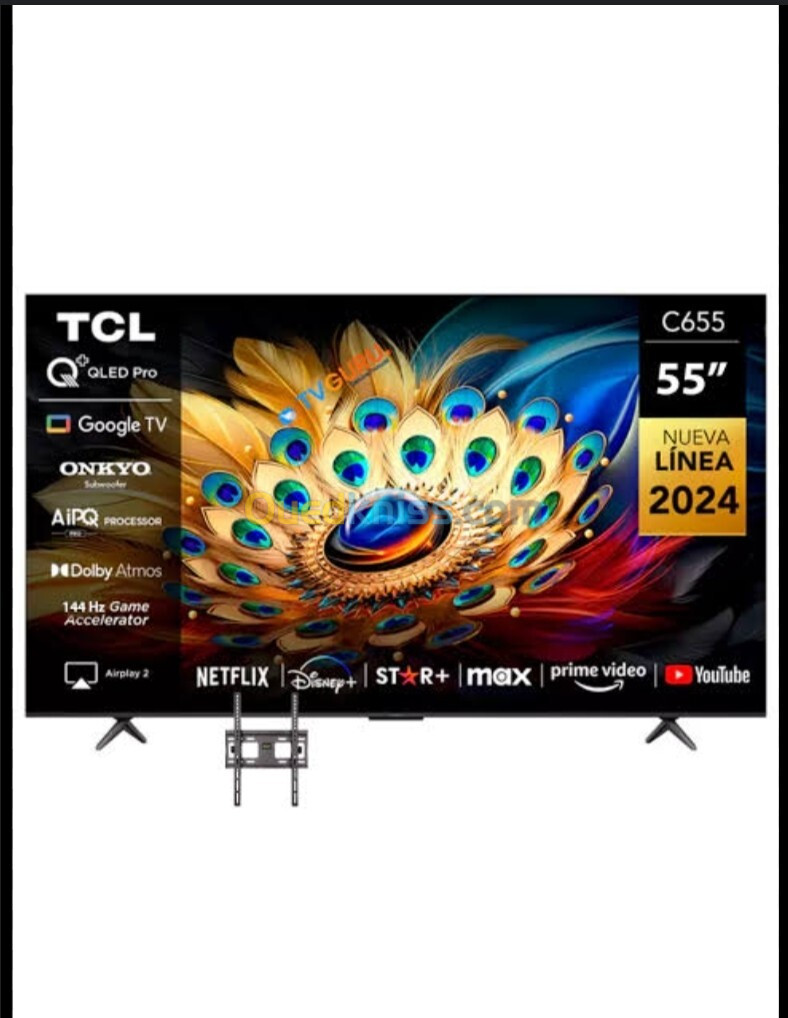 Téléviseur TCL 55 Pouce Qled C655 4k Uhd 120 hz Garantie 2 ans 