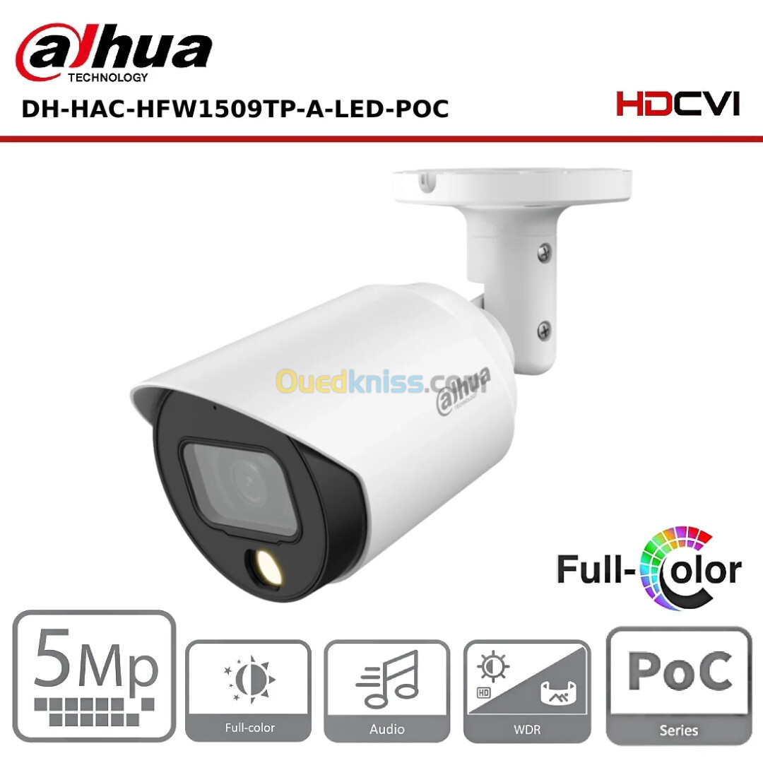 Camera Dahua Full COLOR 5MP Metal Audio