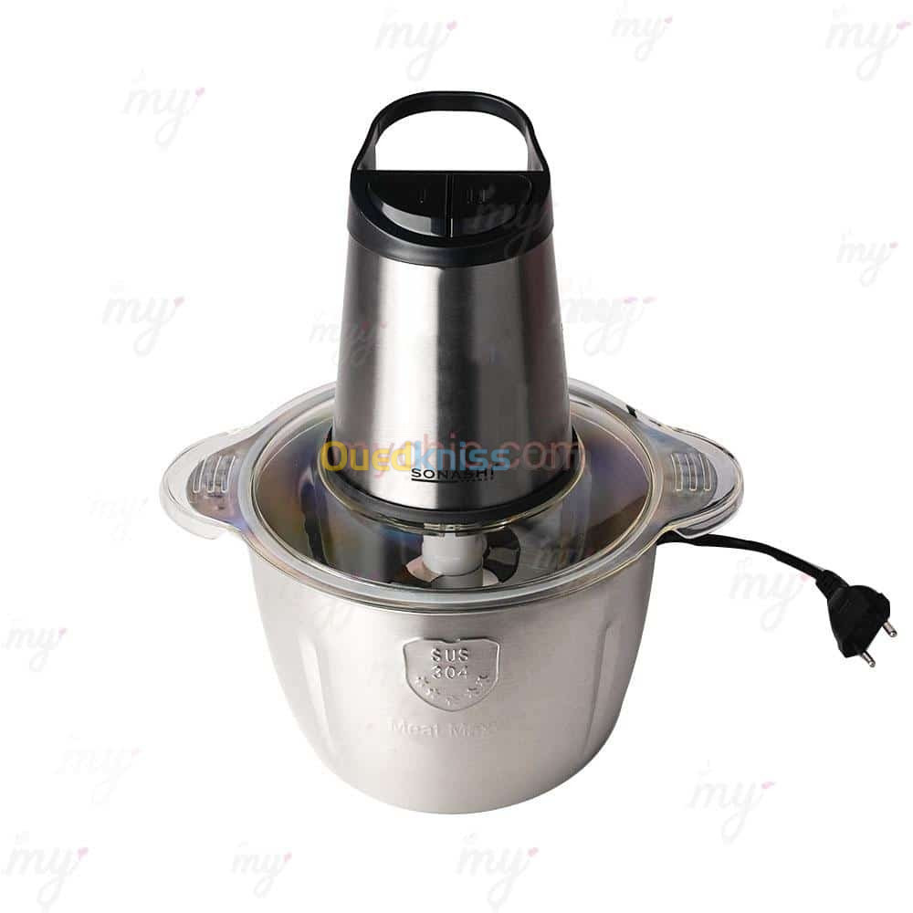 Mini Hachoir Électrique Sonashi 3L 600W