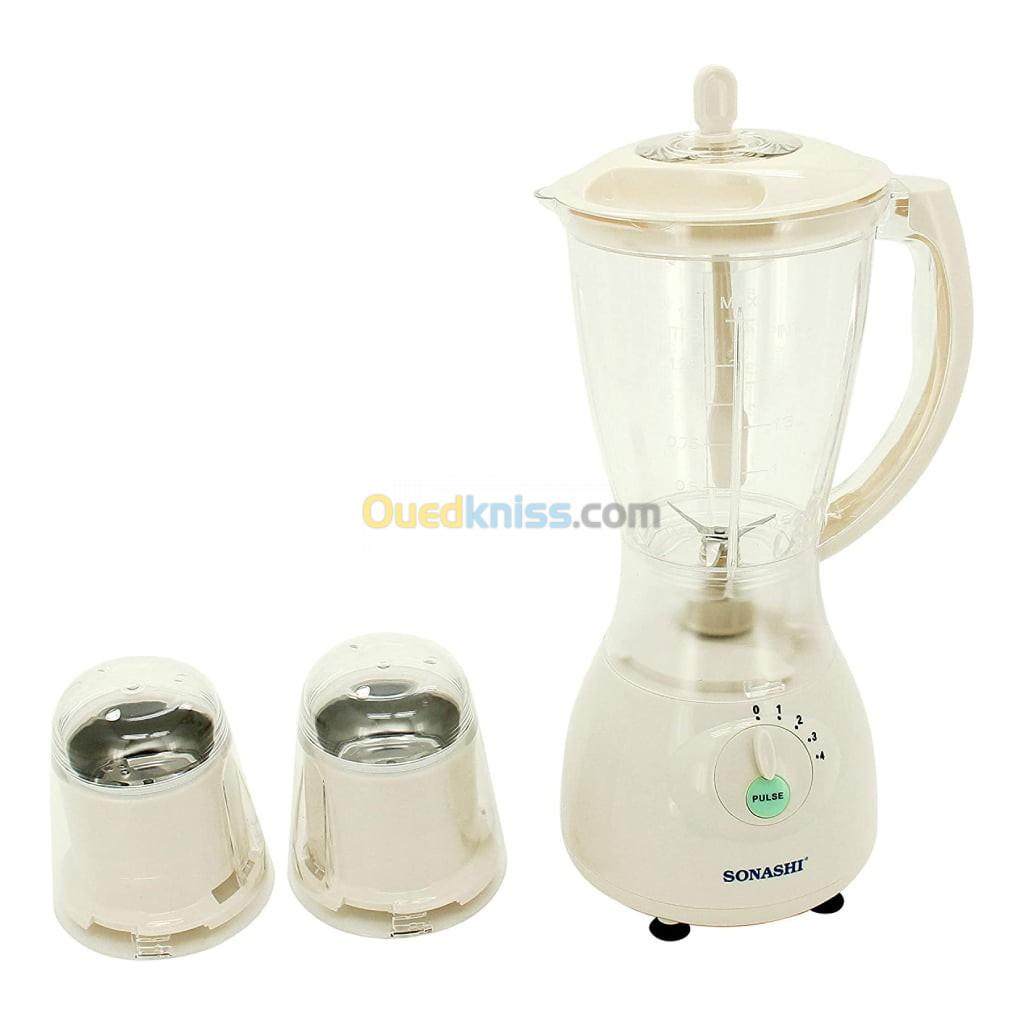 Blender 3En1 4 Vitesses 350W 240V / 2 Moulin - SONASHI