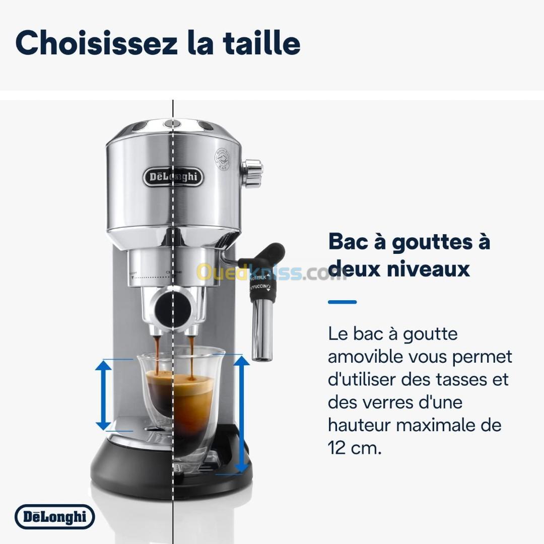 Machines À Café Expresso & Cappuccino 2 Tasses 1300W DeLonghi INOX