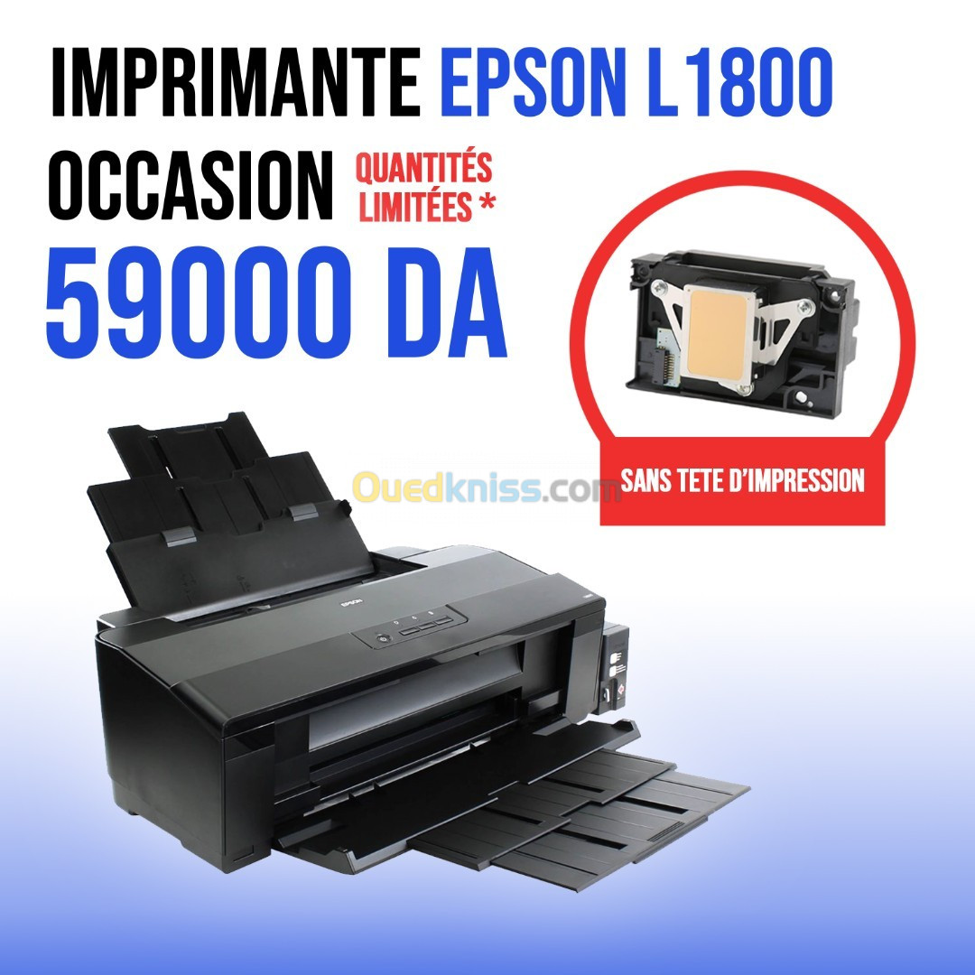 IMPRIMANTE EPSON L1800 ( Occasion / Sans tête d'impression )