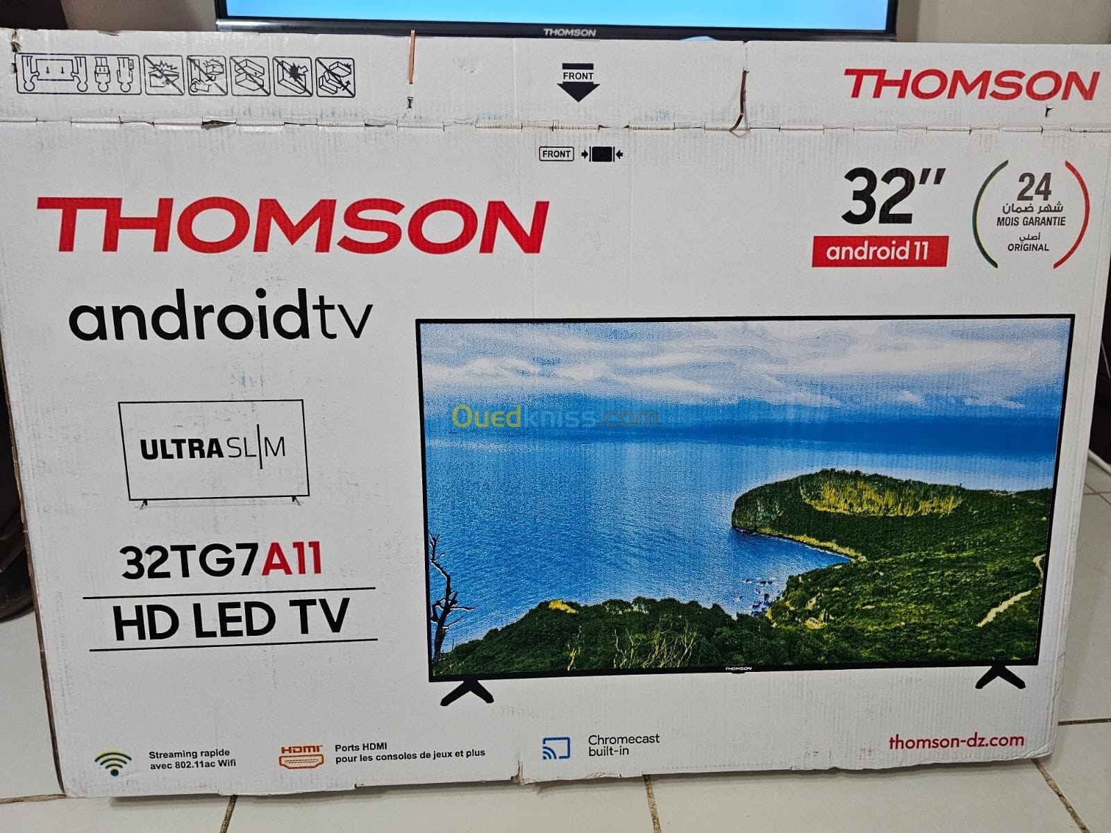 Télé Thomson 32 pouces android TV ultra slim HD led 