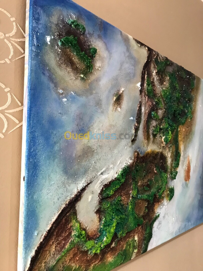 Cadres tableaux peinture acrylique fait a main