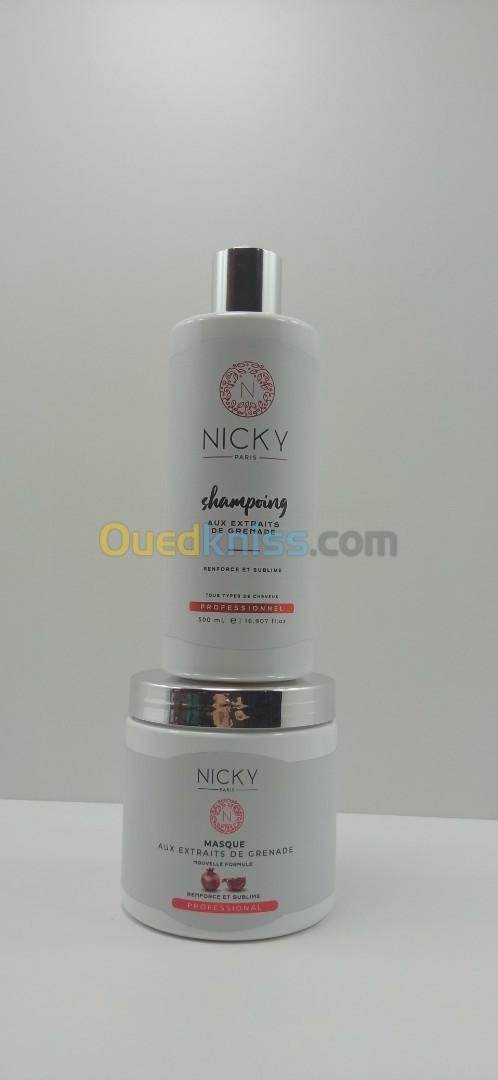 Nicky Paris Shampoing et crème pour soins capillaire 