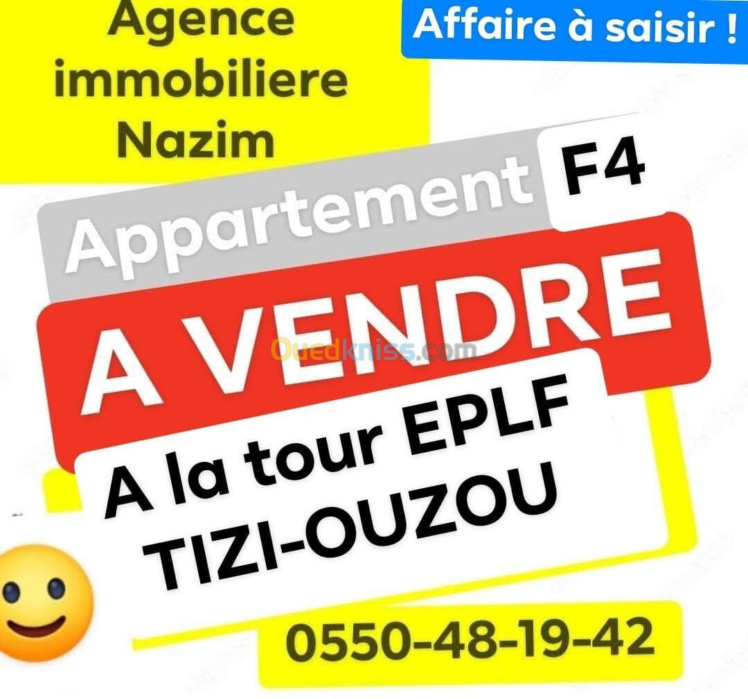 Vente Appartement Tizi Ouzou Tizi ouzou