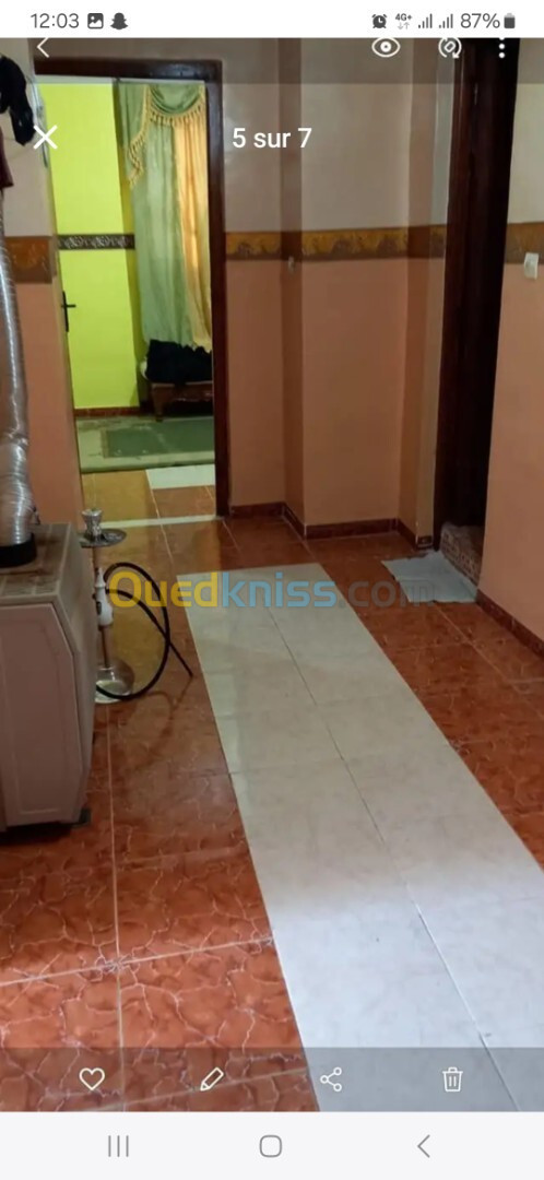 Vente Appartement F4 Sidi Bel Abbès Sidi bel abbes