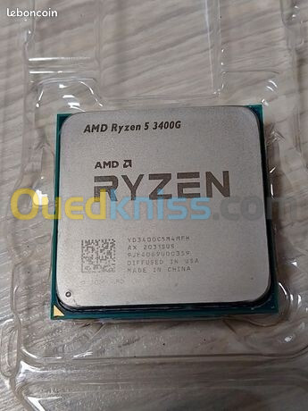 السلام عليكم كاين معالج RYZEN 5 3400G مستعمل 