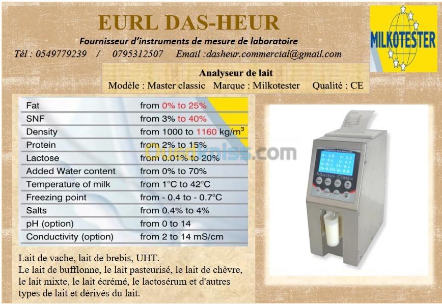 analyseur de lait Master classic LM2