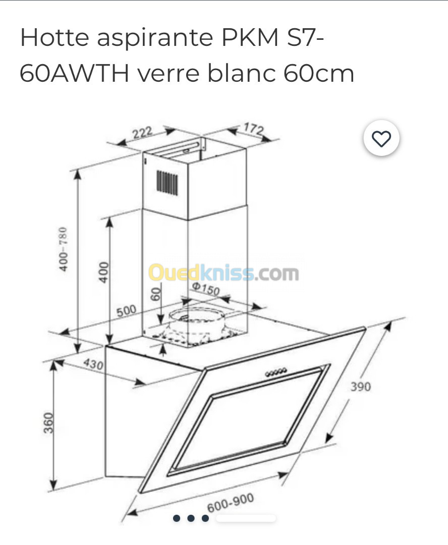 Vends table de cuisson induction + hotte plasma 