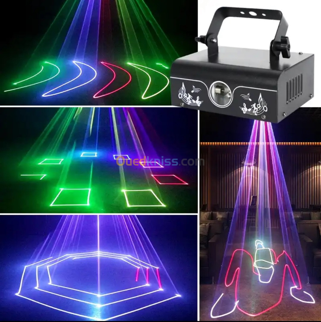 Jeux de lumière laser 