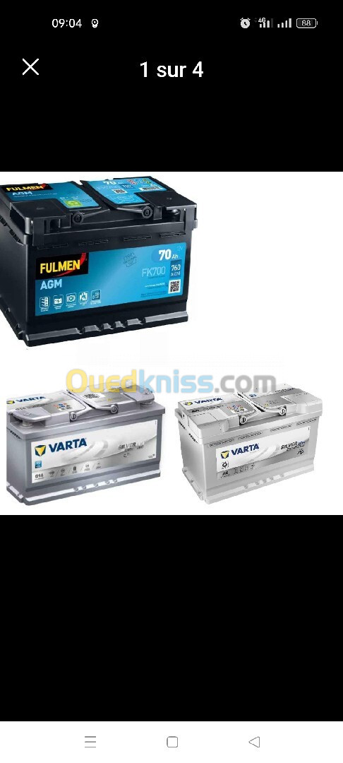 Vente batterie varta 