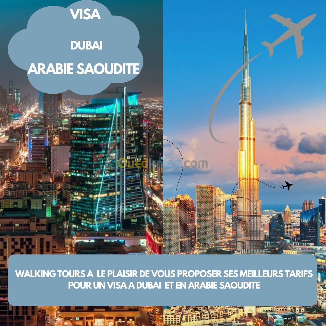 VISA DUBAI, ARABIE SAOUDITE 