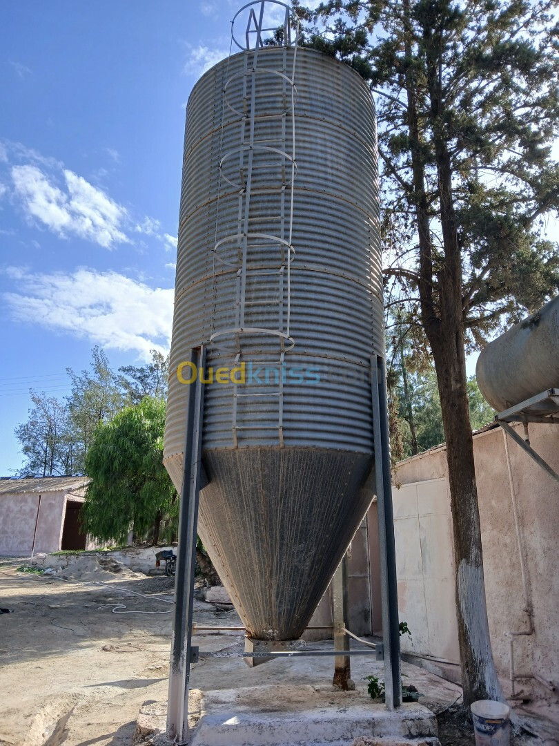 Silo de stockage de grains italien 6.5 m3 صومعة الحبوب 