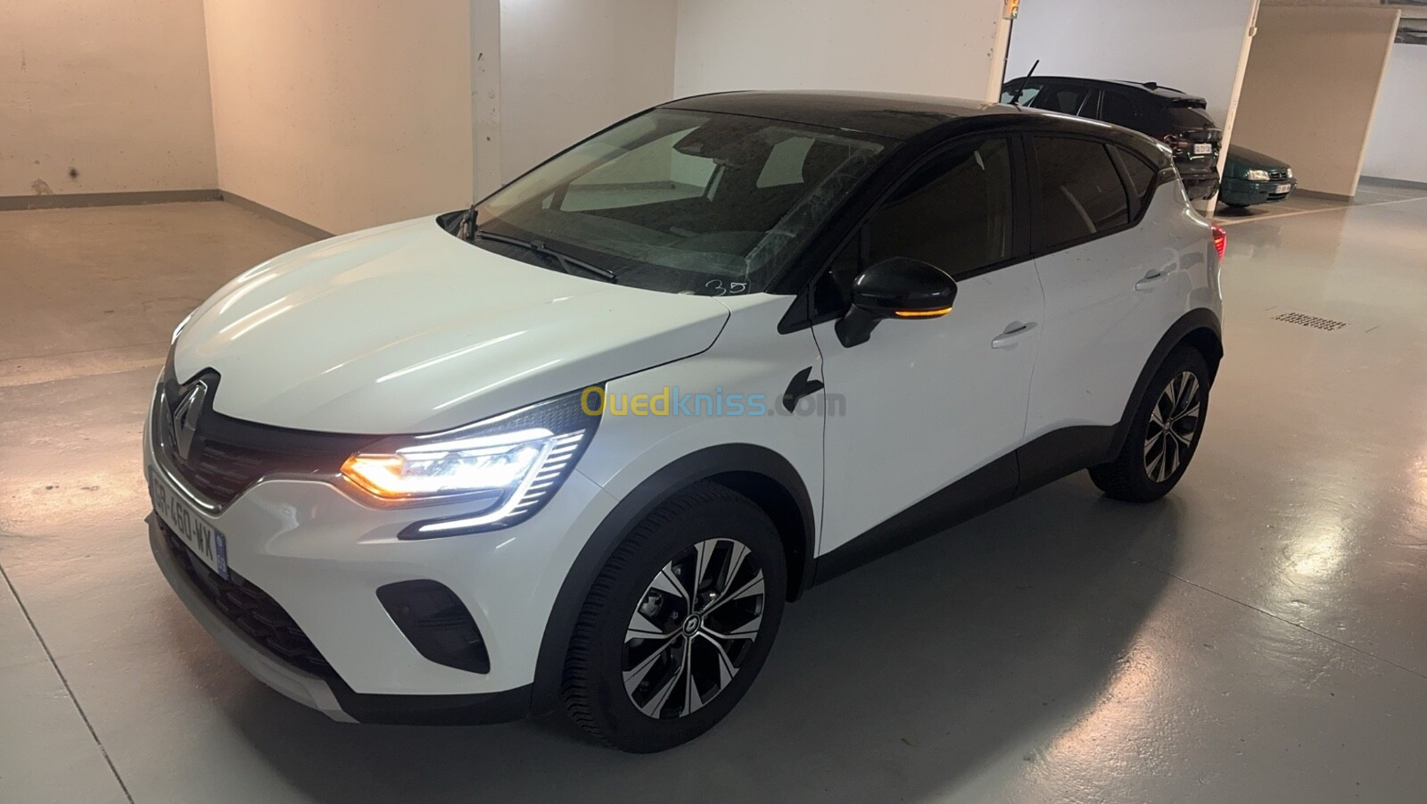 Renault Captur gpl 2023 Blanc nacrée caméra radars avant arrière