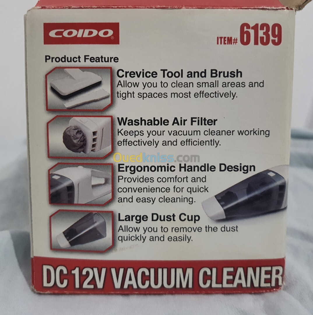 COIDO Aspirateur Auto Double Usage-12v 6139